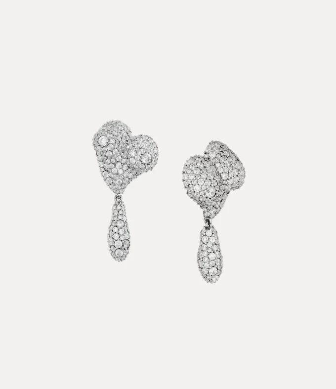 Boucles d&rsquo;oreilles Mimosa Pave