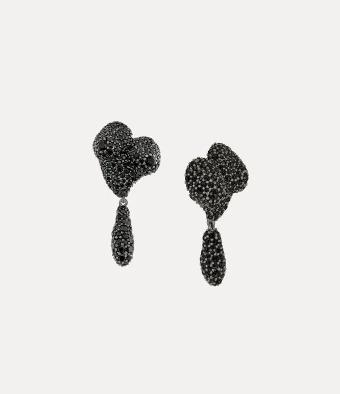 Boucles d&rsquo;oreilles Mimosa Pave