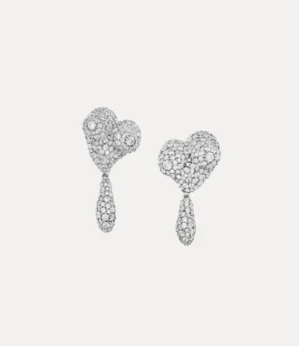 Boucles d&rsquo;oreilles Mimosa Pave