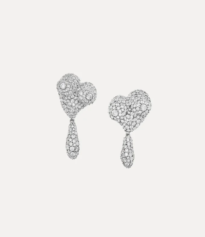 Boucles d&rsquo;oreilles Mimosa Pave