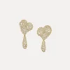 Boucles d&rsquo;oreilles Mimosa Pave
