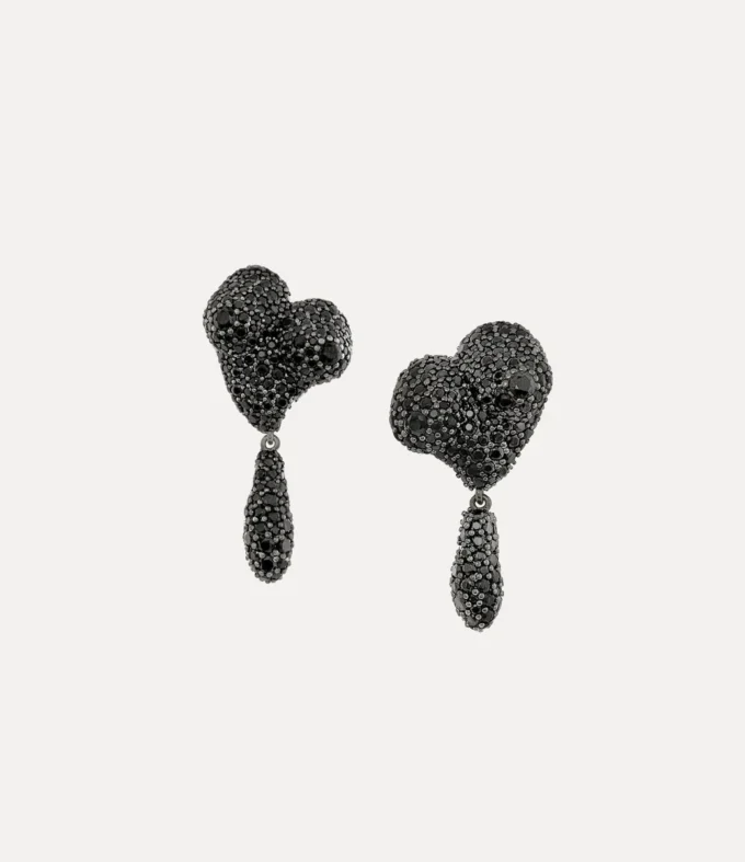Boucles d&rsquo;oreilles Mimosa Pave