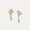 Boucles d&rsquo;oreilles Mimosa Pave