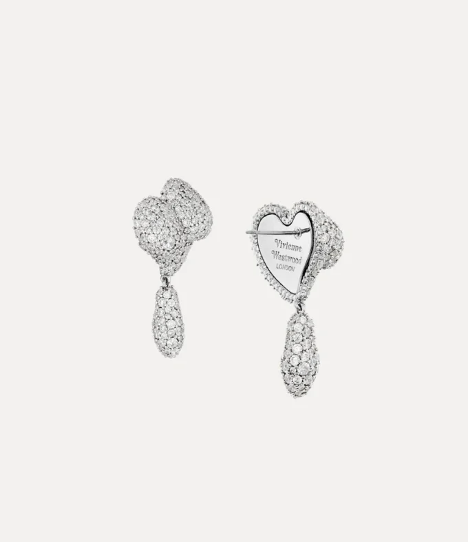 Boucles d&rsquo;oreilles Mimosa Pave