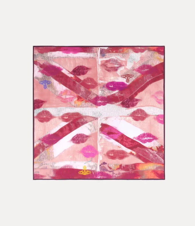 Carré Union Jack Kiss