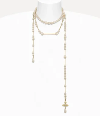Collier de perles brisé
