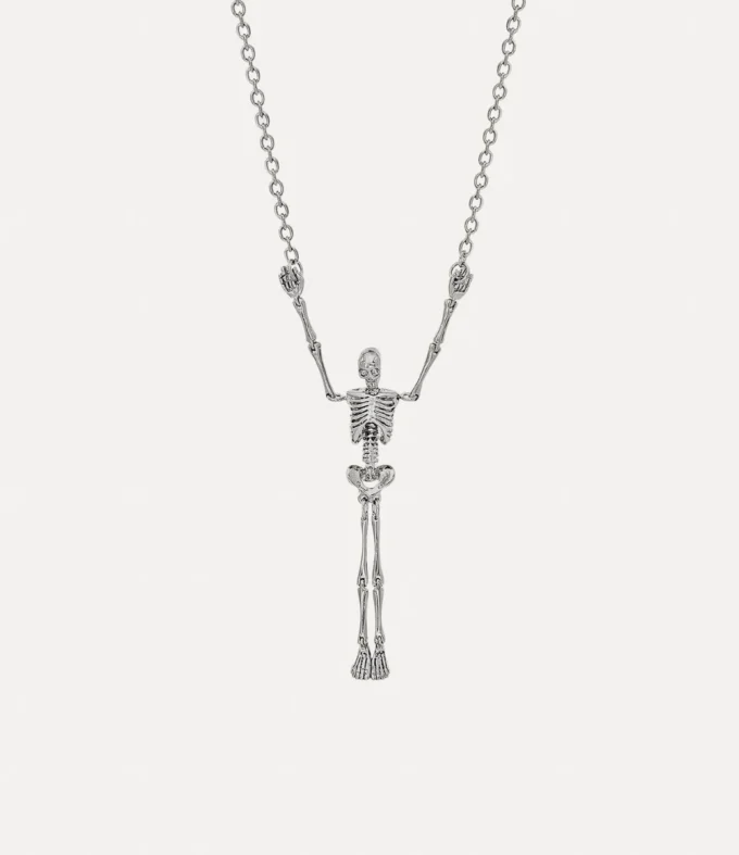 Collier long Skeleton