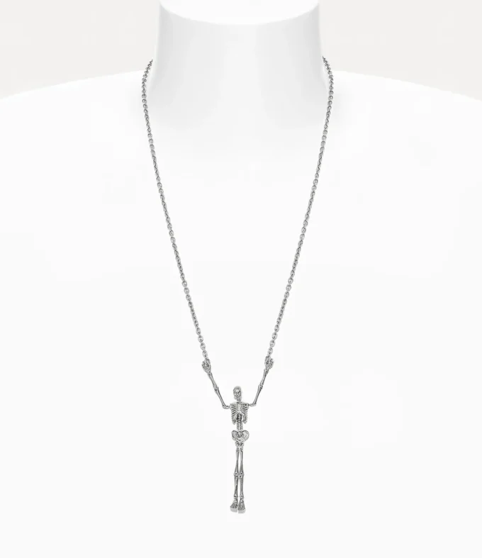 Collier long Skeleton