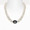 Collier Man. Loelia Large Pearl