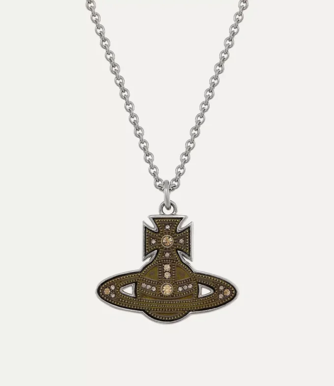 Collier pendentif Man. Laszlo Orb