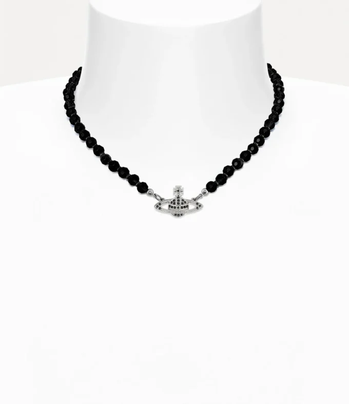 Collier ras-du-cou Messaline