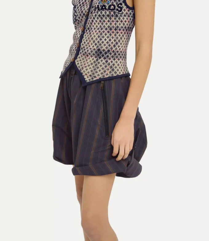 Jupe-culotte Zip Saloon