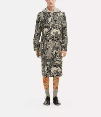 Manteau classique à double boutonnage