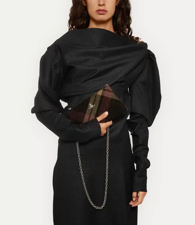 Petite pochette plate à fermeture éclair Petite pochette plate à fermeture éclair