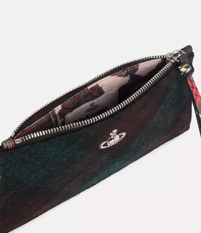 Petite pochette plate à fermeture éclair Petite pochette plate à fermeture éclair