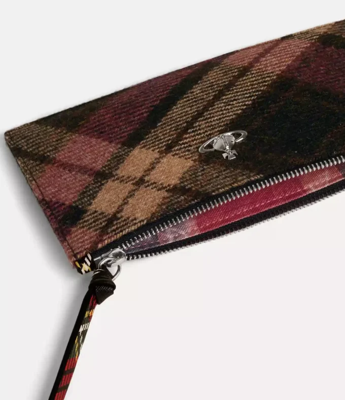 Petite pochette plate à fermeture éclair Petite pochette plate à fermeture éclair